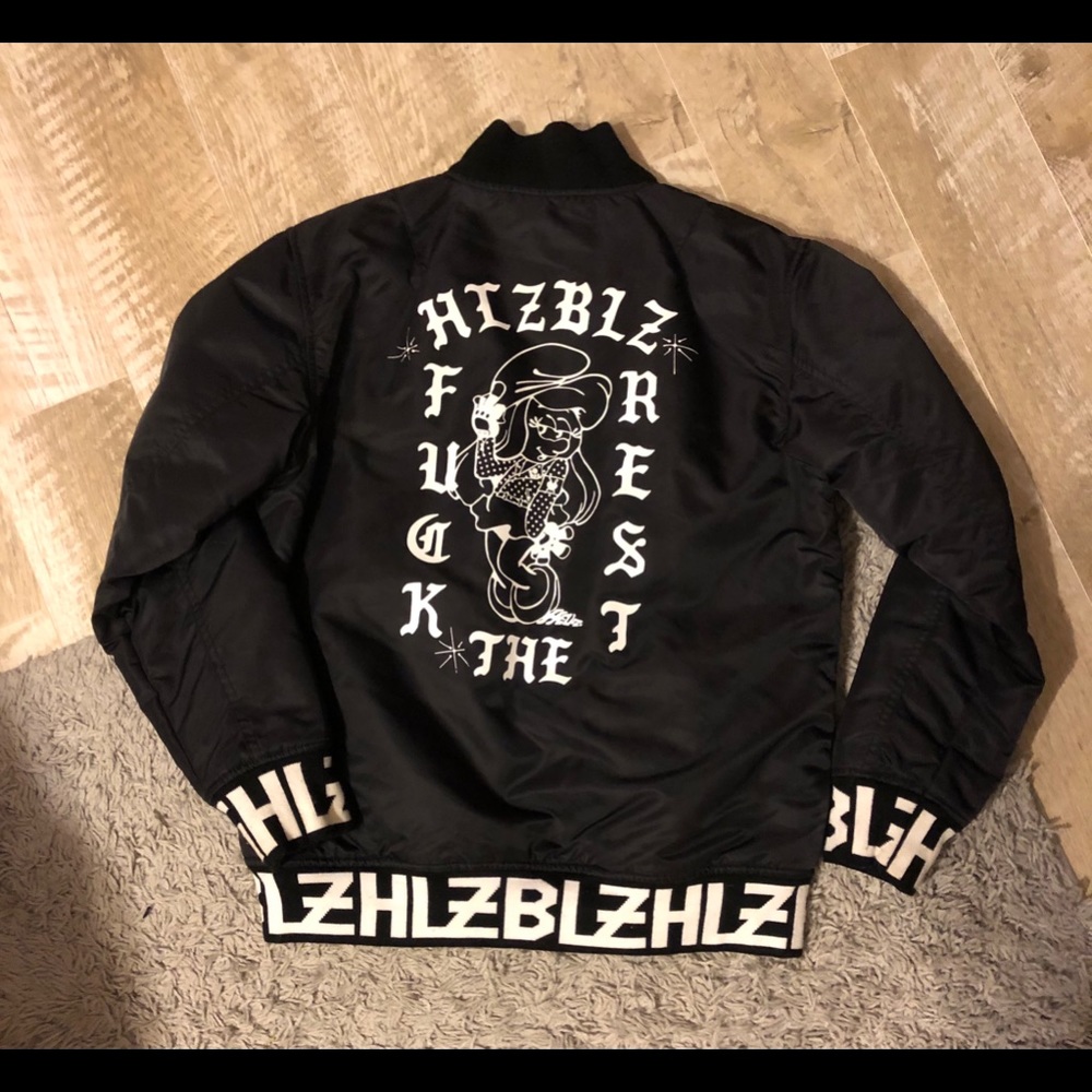 HKZBLZ smurf reversible jacket